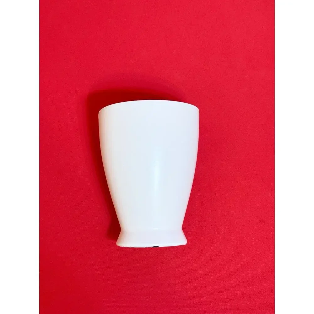 5x6.5”  White Ceramic Flower Orchid Pot